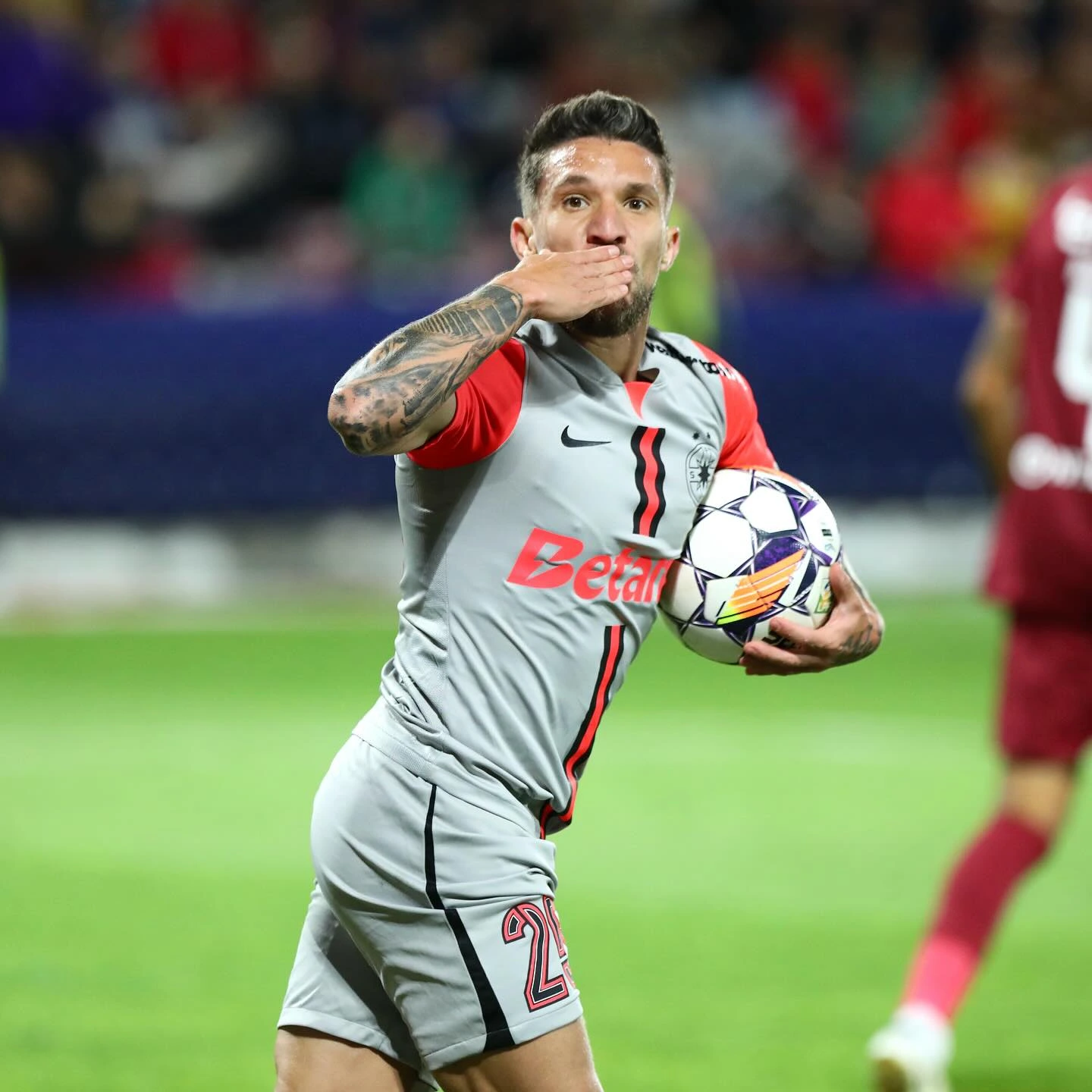 Alexandru Băluță marcator in egalul dintre CFR și FCSB