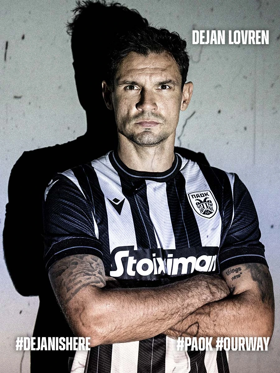 Dejan Lovren prezentat oficial la PAOK unde va lucra sub comanda lui Răzvan Lucescu