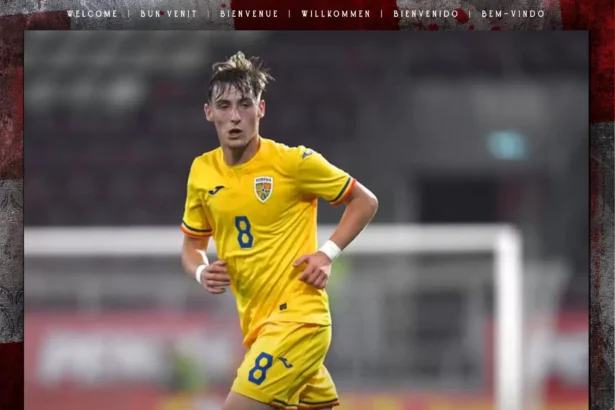 Constantin Grameni prezentat oficial la Rapid