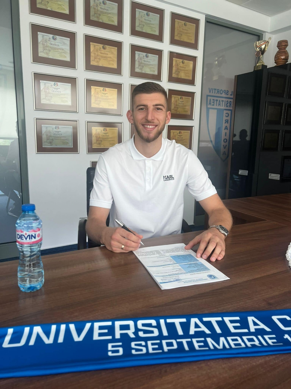 Jovo Lukic prezentat de Universitatea Craiova