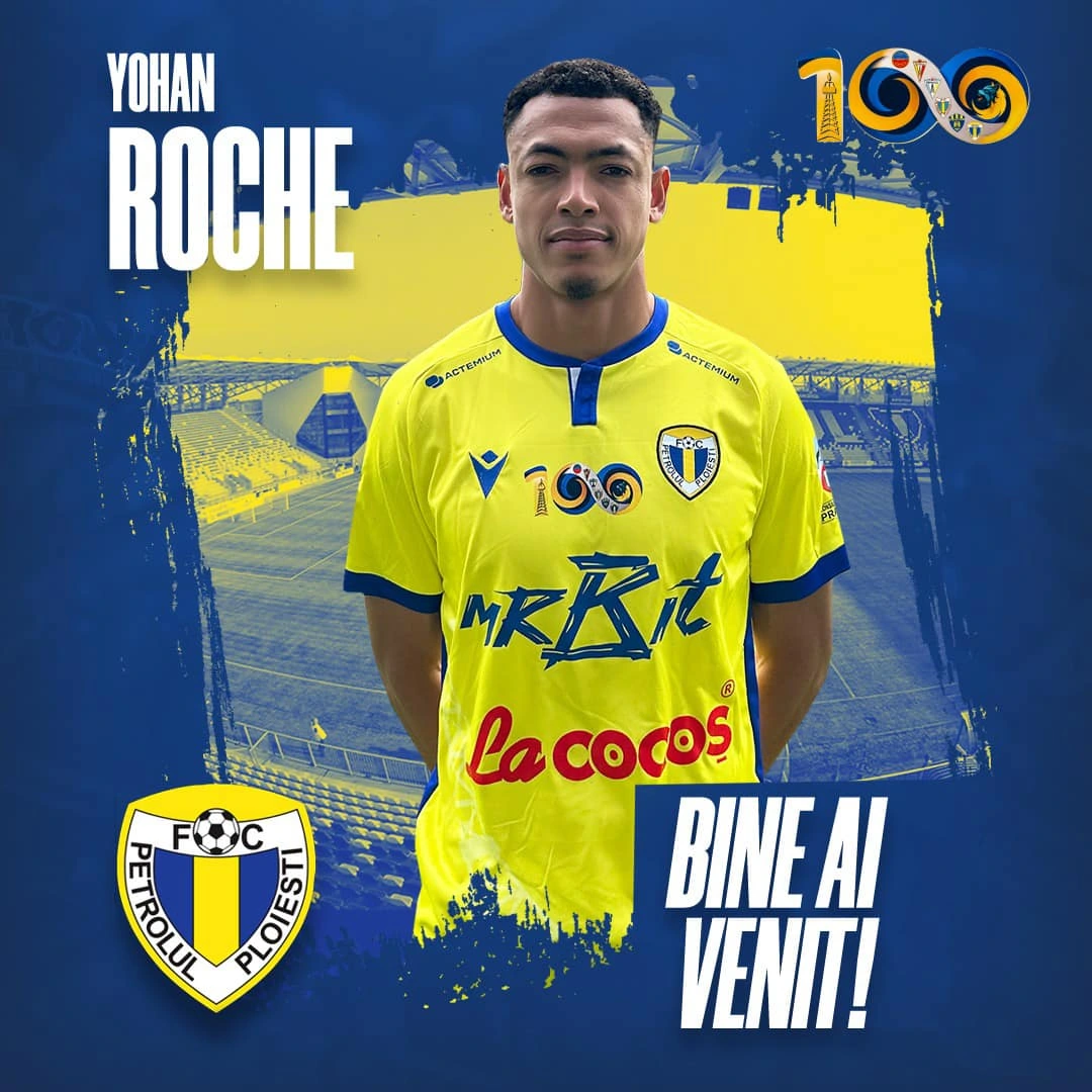 Petrolul Ploiești l-a prezentat oficial pe fundașul Yohan Roche
