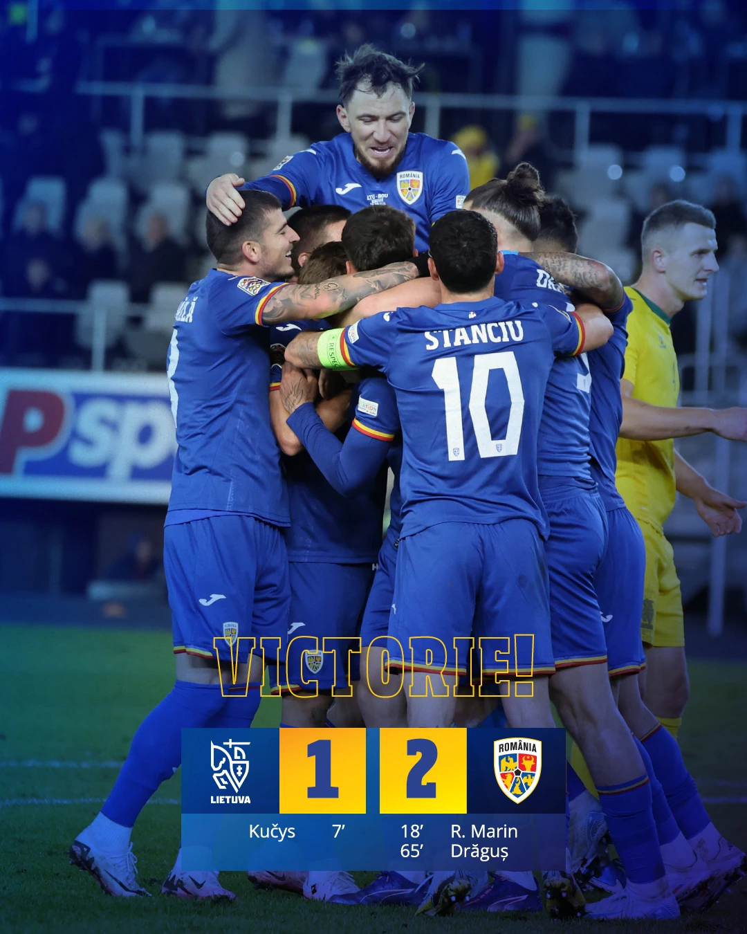 Lituania - România 1-2 Liga C Nations League
