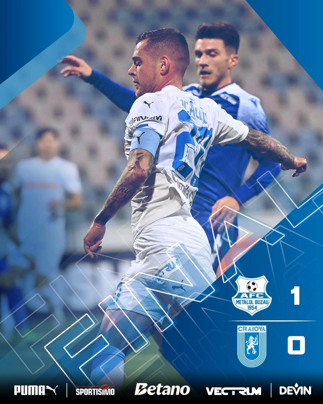 Metalul Buzău - Universitatea Craiova 1-0 etapa 1 Cupa României