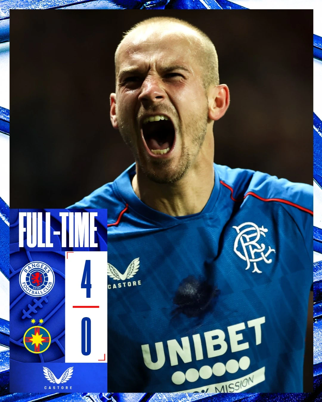 Rangers - FCSB 4-0 etapa 3 Europa League