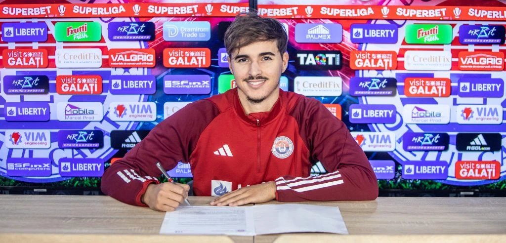 Samy Bourard prezentat oficial la Oțelul Galați