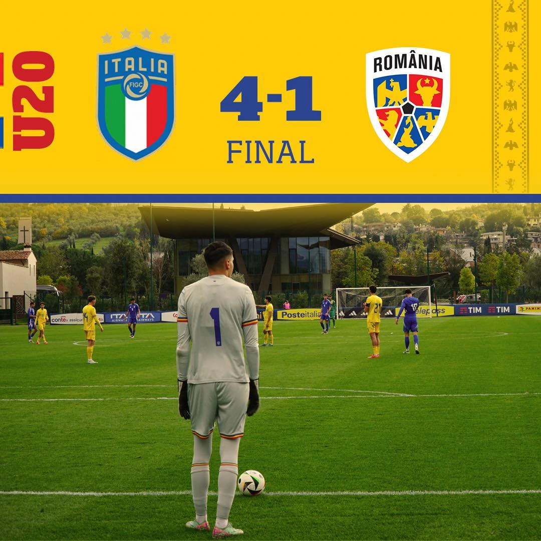 Italia U20 - România U20 4-1 Elite League U20