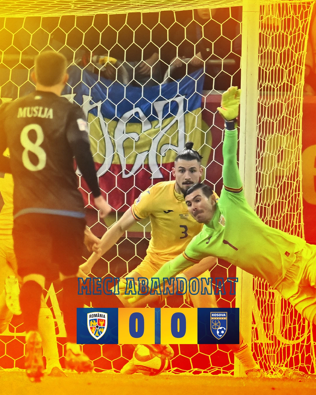 România - Kosovo 0-0 (3-0 la masa verde) in Nations League