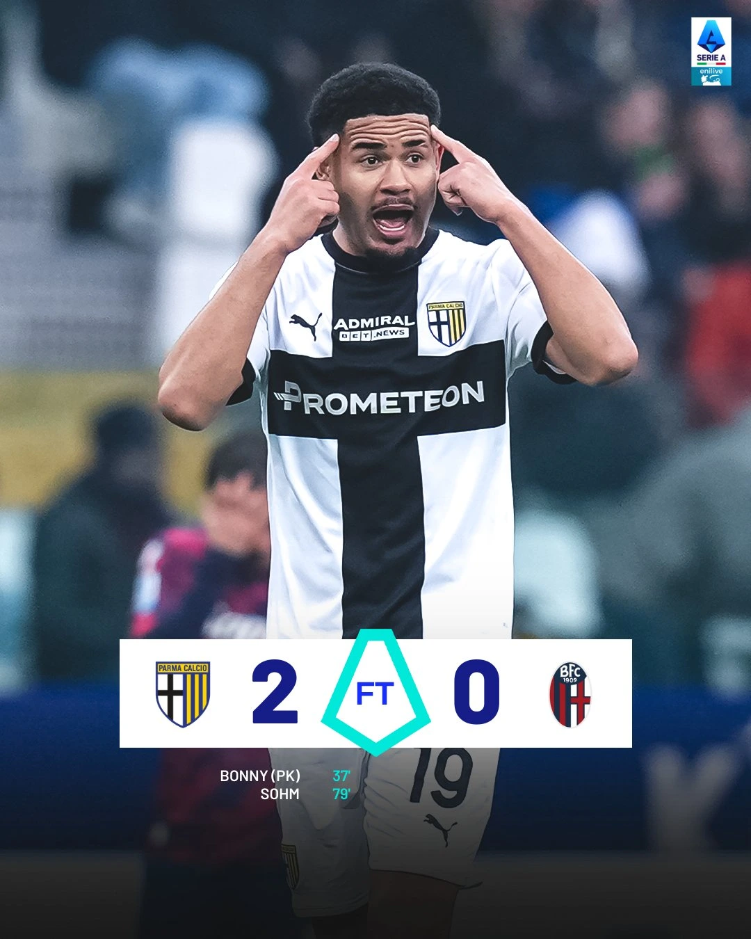 Parma - Bologna 2-0 Cristi Chivu debuteaza cu dreptul in Serie A