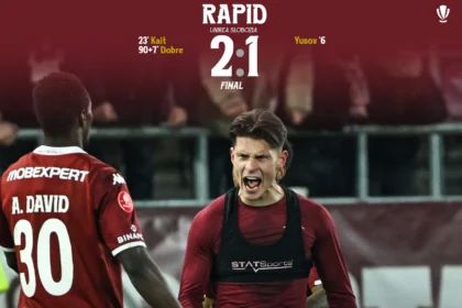 Rapid - Unirea Slobozia 2-1 etapa 25 Superliga