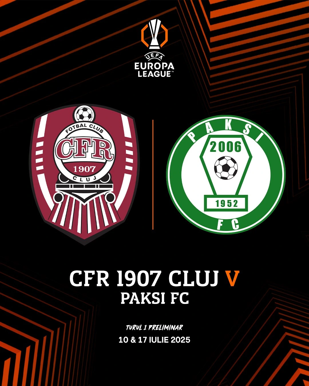 CFR Cluj - Paksi in turul 1 Europa League