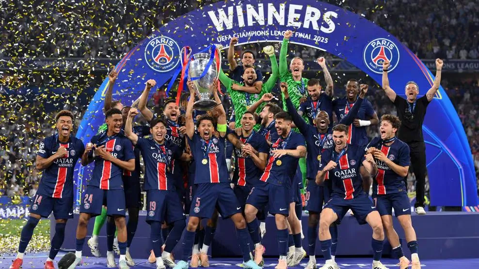 PSG câștigă Liga Campionilor după 5-0 cu Inter